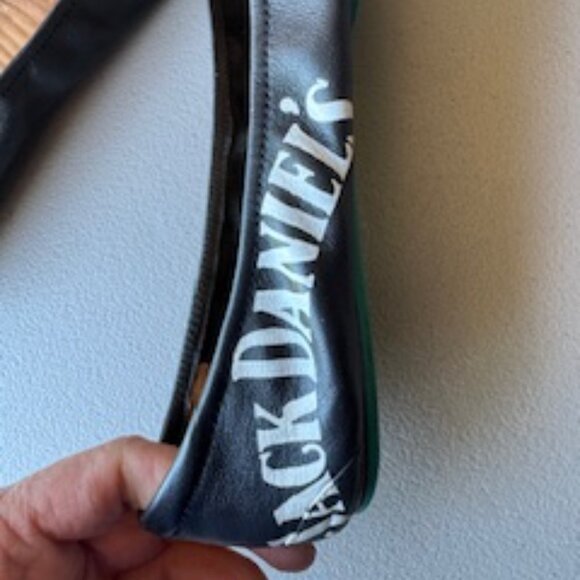 Tieks by Gavrieli Matt Black Custom Jack Daniels Ballet Flats, Size 11 - Picture 12 of 13